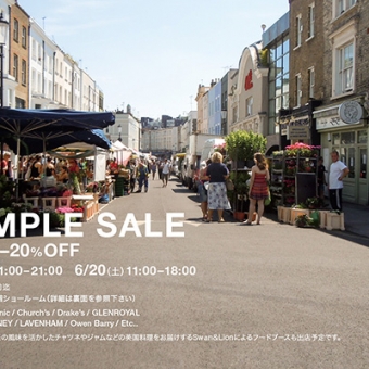 (JAPANESE) 2015年 春夏サンプルセールのご案内