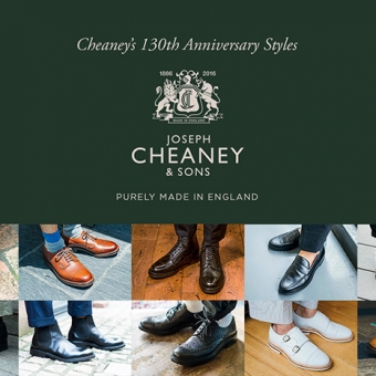 (JAPANESE) JOSEPH CHEANEYの創業130周年を記念したWEBコンテンツ 「Cheaney’s 130th Anniversary Styles」を公開
