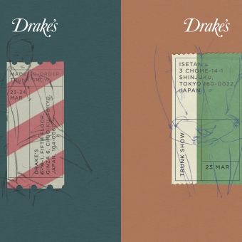 Drake’sのカスタムオーダーが可能なトランクショーを3日間限定で開催