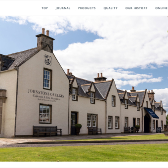 Johnstons of Elgin｜WEBサイトリニューアルのお知らせ